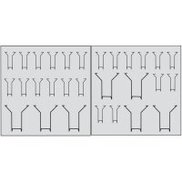 kerkmann Wand-Prospekthalter Focus, max.18 Fächer,...