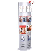 kerkmann Colonne dinformations tec-art, large, gris argent