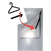 kerkmann Colonne dinformations tec-art, large, gris argent