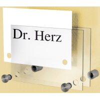 kerkmann Türschild Sign, DIN A3, Acrylglas, transparent