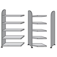 kerkmann Rayonnage Dante sans paroi arrière, (L)1.000 mm