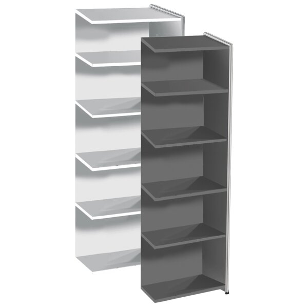 kerkmann Anbau-Regal ARTLINE, 1 Boden, (B)390 mm, weiss