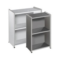 kerkmann Anbau-Regal ARTLINE, 4 Böden, (B)780 mm, anthrazit