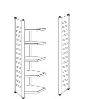 kerkmann Rayonnage de coin M2, (L)750 x (H)2.200 mm