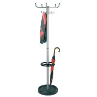 kerkmann Garderobenständer Larco, 5 Haken, alusilber