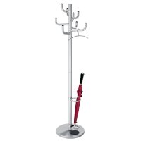 kerkmann Garderobenständer Sierra, 8 Haken, alusilber