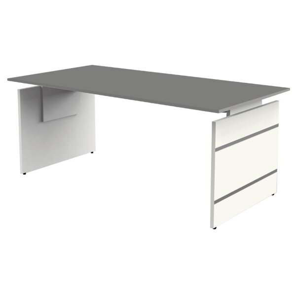 kerkmann Table annexe avec piètement panneau Form 4, wengé