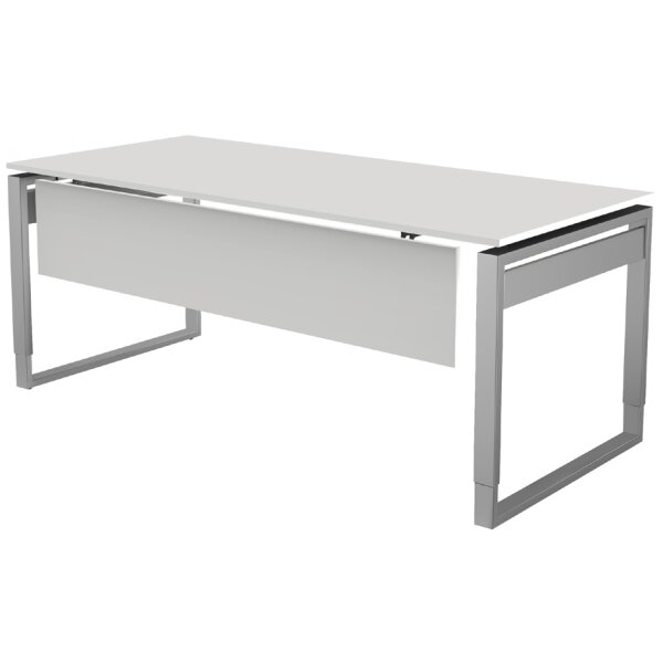 kerkmann Knieraumblende Sichtschutz für Schreibtisch, weiss