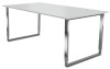 kerkmann Table annexe AVETO, piètement cadre, blanc