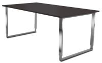 kerkmann Table annexe AVETO, (L)1.000 mm, wengé