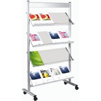 kerkmann Prospektregal Ecoline, für 12 x DIN A4,...