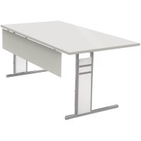 kerkmann Anbau-Schreibtisch Form 4, (B)1.000 mm, graphit