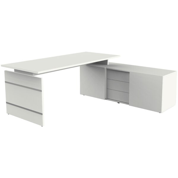 kerkmann Bureau complet Form 4/AVETO, blanc