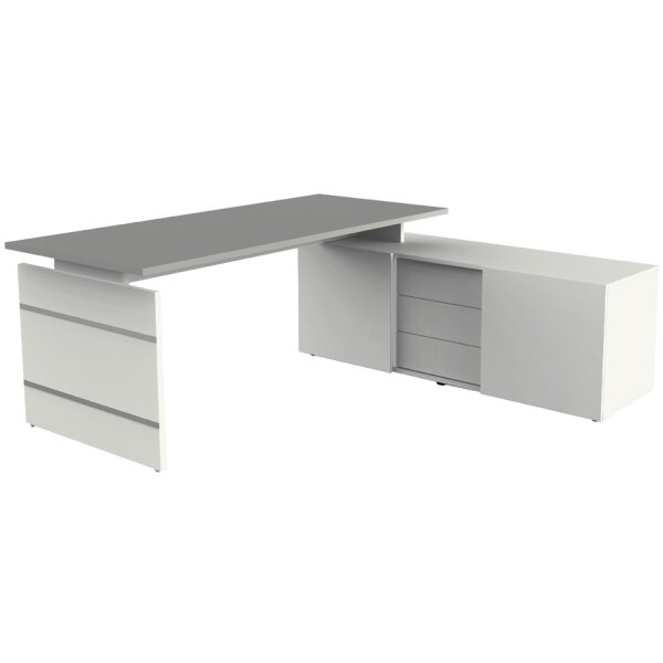 kerkmann Bureau complet Form 4/AVETO, blanc