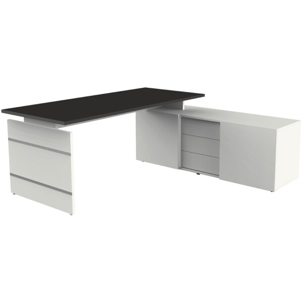 kerkmann Bureau complet Form 4/AVETO, blanc