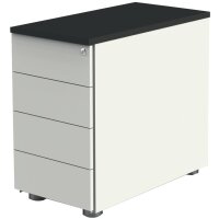 kerkmann Anstell-Container, 4 Schübe, weiss