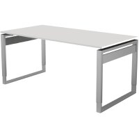 kerkmann Bureau Form 5, (L)1.600 x (P)800 mm, gris clair