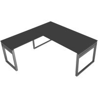 kerkmann Table annexe Form 5, piètement cadre, gris clair