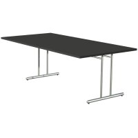 kerkmann Konferenztisch ARTLINE, (B)2.000 mm, anthrazit