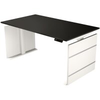 kerkmann Bureau assis-debout avec panneau Move 3, graphite