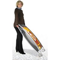 kerkmann Chevalet daffichage Boston II, A1, argent, mobile