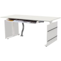 kerkmann Sitz-Steh-Schreibtisch Move 3, (B)1.800 mm, weiss