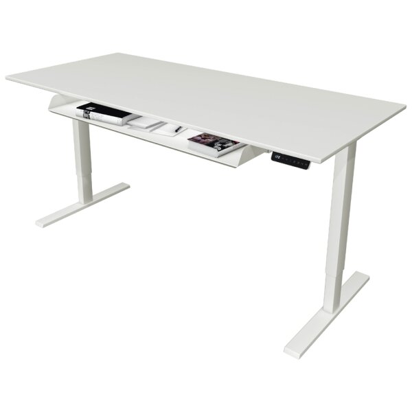 kerkmann Ablagefach für Sitz-Steh-Schreibtisch Move 3, weiss