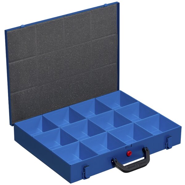 allit Metall-Kleinteilekoffer EuroPlus Pro M 44H-24, blau