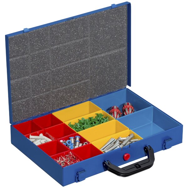 allit Metall-Kleinteilekoffer EuroPlus Pro M 34L-14, blau