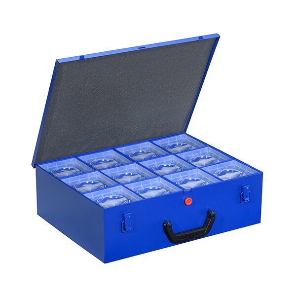 allit Metall-Kleinteilekoffer EuroPlus Pro M 34L-14, blau