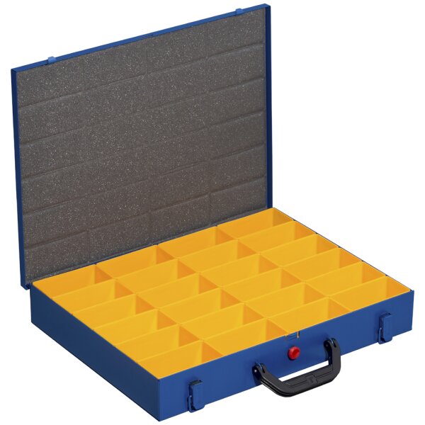 allit Metall-Kleinteilekoffer EuroPlus Pro M 34L-14, blau