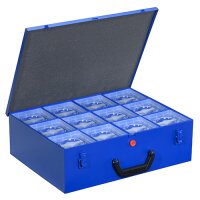 allit Metall-Kleinteilekoffer EuroPlus Pro M 34L-14, blau