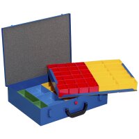 allit Metall-Kleinteilekoffer EuroPlus Pro M 34L-14, blau