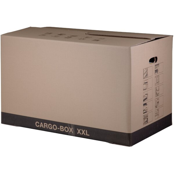 SMARTBOXPRO Umzugskarton "CARGO-BOX-PLUS S", braun