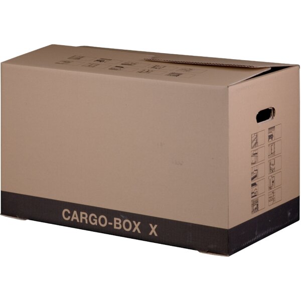 SMARTBOXPRO Umzugskarton "CARGO-BOX-PLUS S", braun