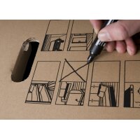 SMARTBOXPRO Umzugskarton "CARGO-BOX-PLUS S", braun