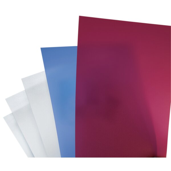 GBC Einbanddeckel PolyClearView, DIN A4, 0,45 mm,transparent