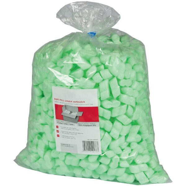 SMARTBOXPRO F&uuml;llmaterial Soft-Fill, 15 Liter, gr&uuml;n