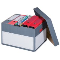 SMARTBOXPRO Archiv- Transportbox L, grau, mit...