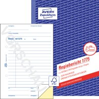 AVERY Zweckform Formularbuch "Rapport", A5, 2 x 40 Blatt