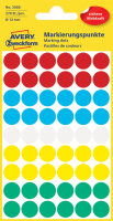 AVERY Zweckform Pastille de couleur, diamètre 12 mm