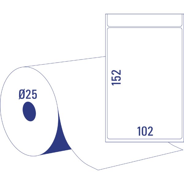AVERY Zweckform Etiquettes pour impression thermique directe