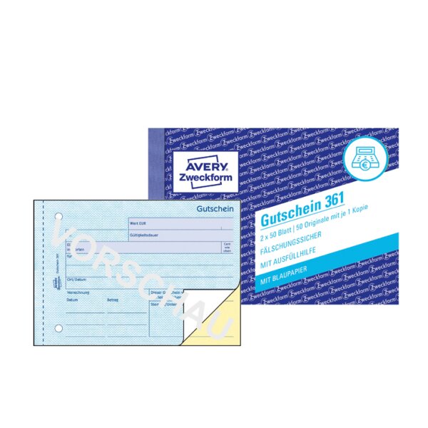 AVERY Zweckform Vordruck Sepa-Standardüberweisung, DIN A4