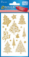 AVERY Zweckform ZDesign Stickers de Noël Arbres