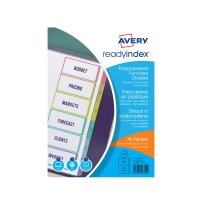 AVERY Intercalaires Readyindex, PP, 12 touches, A4