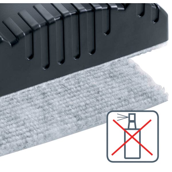nobo Magnetischer Tafellöscher, schwarz