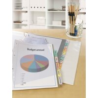 AVERY Intercalaires à onglets, 6 touches, PP,...