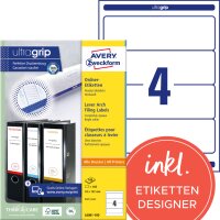 AVERY Zweckform Etiquette pour dos de classeur, 59 x 192 mm