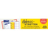 AVERY Zweckform QuickPEEL Etiquette dadresse, 63,5 x 38,1mm