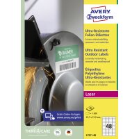 AVERY Zweckform Ultra-Resist. Folien-Etiketten, 210 x 297 mm